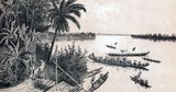 Accounts of pirogue races in Indochina date back to the Angkorian period when the Khmers under King Jayavarman VII triumphed over the Chams of Champa after a prolonged naval war (1177-81). Years later, French colonists witnessed boat races which are thought to be the forerunners of today's dragon boat and naga serpent boat racing. Nowadays, every November, millions of Cambodians descend on Phnom Penh for the three-day Bon Om Tuk Water Festival where the highlight is the dramatic pirogue boat races.