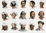 The French Mekong Expedition (1866-68) voyaged upriver on the Mekong River through Indochina until it reached the Chinese frontier in December 1867. Crossing into Yunnan, the expedition encountered various  indigenous peoples, including Muslims (bottom row) in Dali.